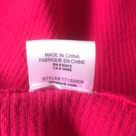 Trina Turk Candence Ottoman Stitch Fit‎ & Flare Sweater Dress - Picture 7 of 13